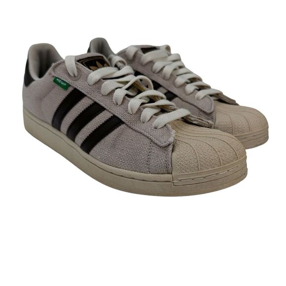 Adidas HEMP Original Superstar Shoes Men Size 10.5 Skateboard‎ Soccer trefoil 10 - Picture 1 of 11